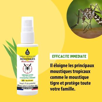 Répulsif Anti-Moustique Spray Tropical 75ml - Pharmacie des Marronniers