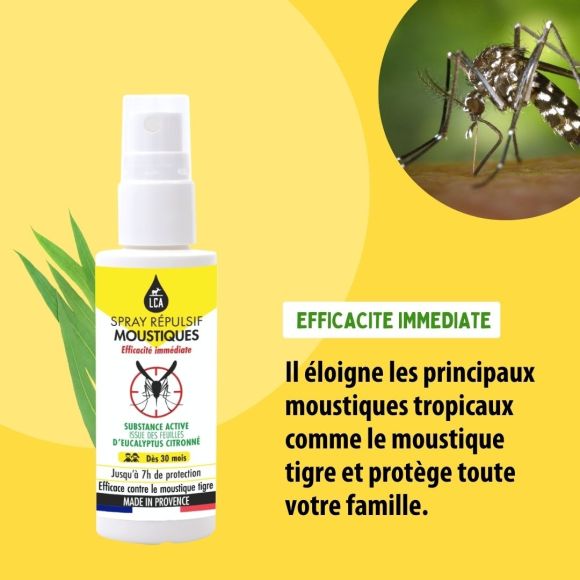 Moustiques: un répulsif efficace à plus de 80% sur les piqures