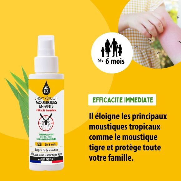 Spray répulsif anti-moustiques spécial vêtements 100ml 123Moustiques