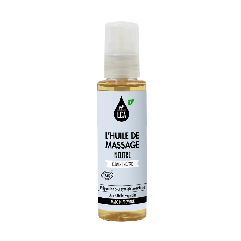 Huile de Massage Neutre 100% Végétale 500 ml