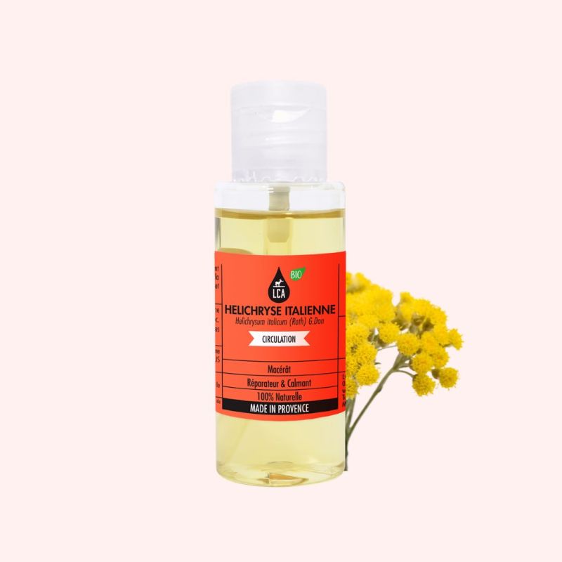 Huile végétale Hélichryse italienne (immortelle) bio