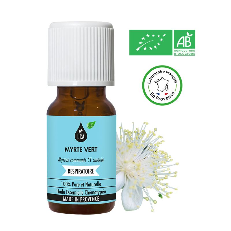 Huile essentielle Myrte vert bio lca aroma