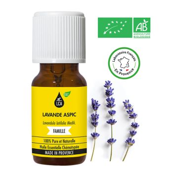 Huile essentielle Lavande aspic bio LCA Aroma