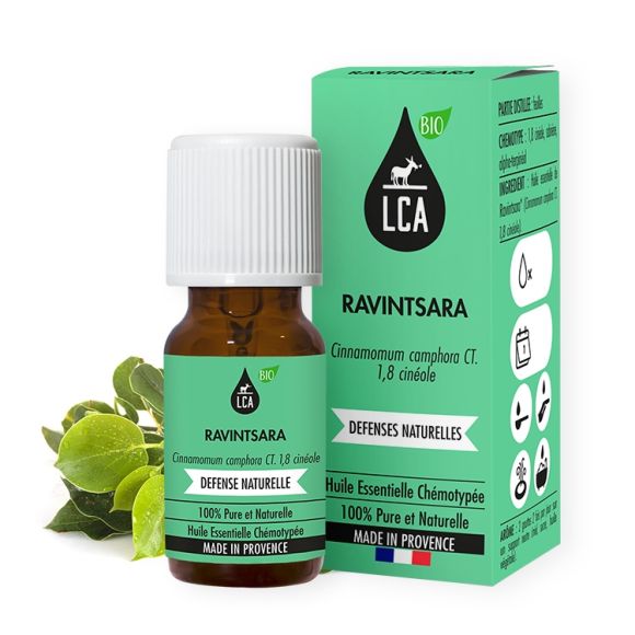 Huile essentielle Ravintsara bio - 10 ml lca aroma 02