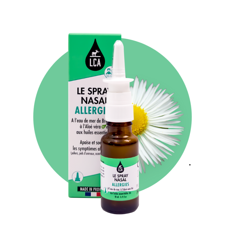 Décongestionnant contre les allergies en vaporisateur nasal