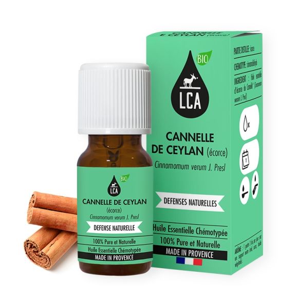 Cannelle de Ceylan, écorce (Cinnamomum verum) huile essentielle