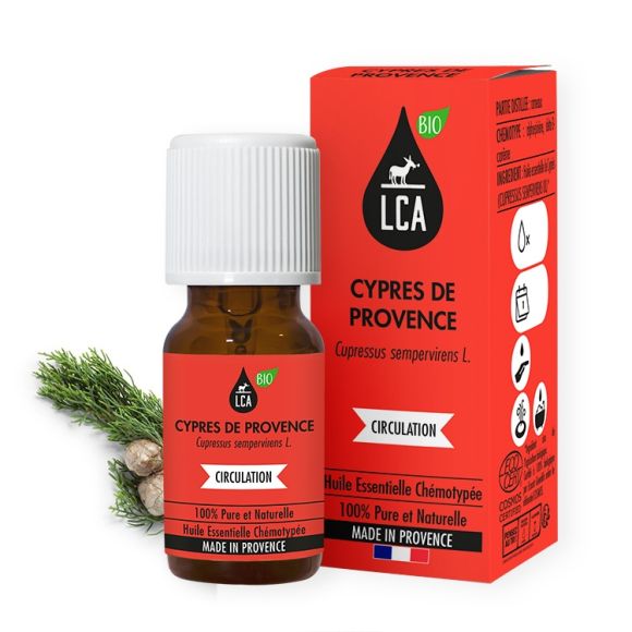 BIO - Huile essentielle CYPRÈS DE PROVENCE - 10mL - 100% Pure