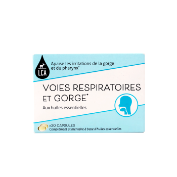 Capsules Voies respiratoires et gorge x30