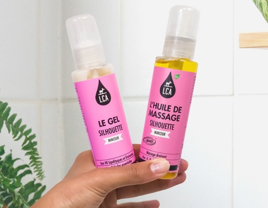 Gel et Huile de massage silhouette